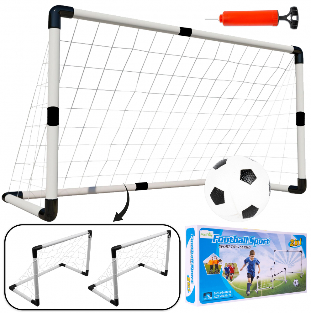 Set 2 Porti Fotbal Malplay cu Minge si Pompa - imagine 10