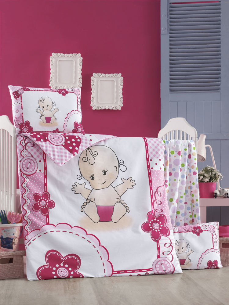 Set Lenjerie Baby Victoria Home Bumbac Ranforce