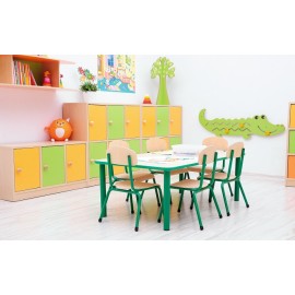 Masa Gradinita Bambino Verde Reglabila 0-3 Moje - imagine 5