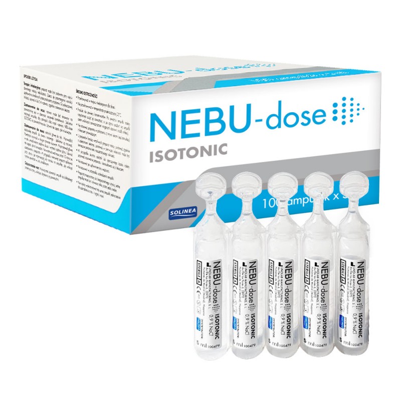Ser Fiziologic Solinea Nebu-dose 0.9% 100x5ml - imagine 2