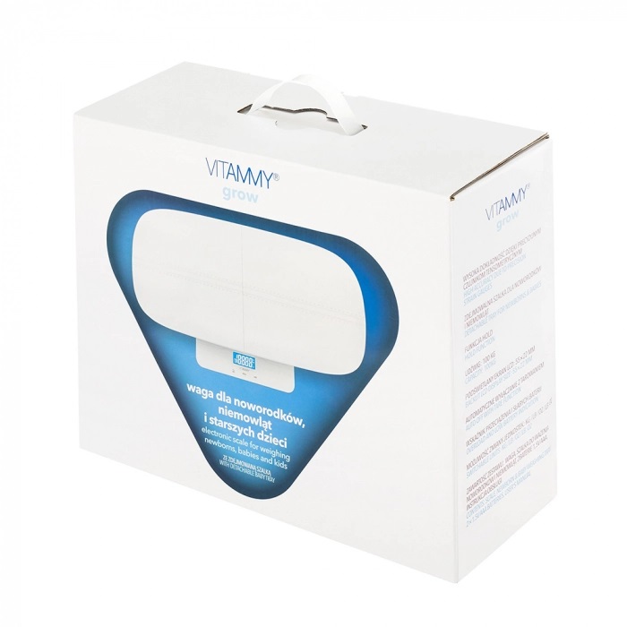 Cantar Electronic Vitammy Grow, 100kg, Tava Detasabila - imagine 4