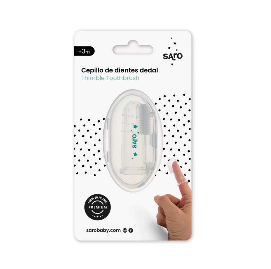Periuță Silicon Saro Baby - Curățare Delicată