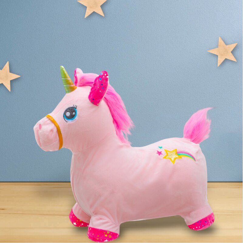 Baby Mix Unicorn Roz Gonflabil | Jucărie Magică