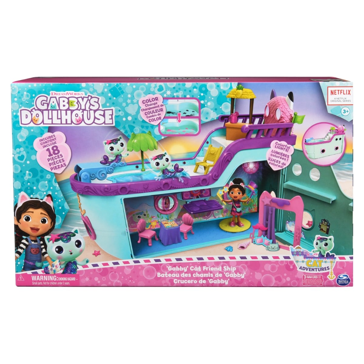 Set Nava de Croaziera Gabby's Dollhouse cu Figurine