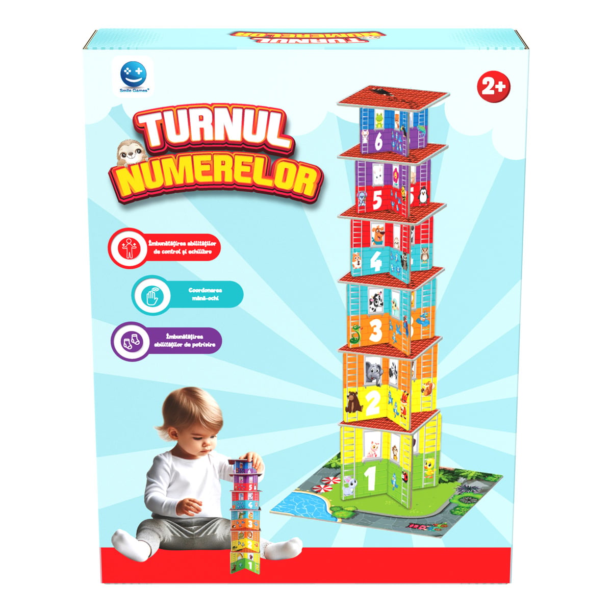 Turnul Numerelor Smile Games | Joc Educativ Numere