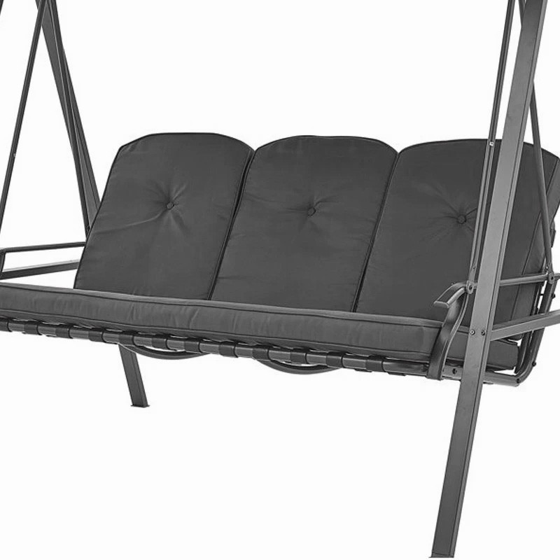 Balansoar gradina 3 locuri Procart cu copertina - imagine 3