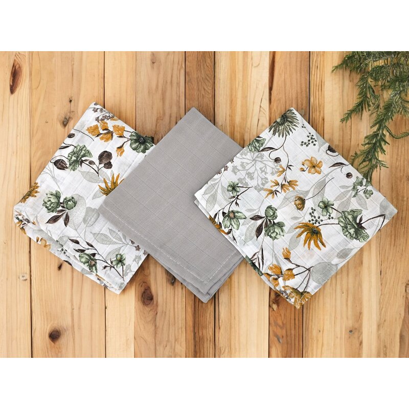Set 3 Museline Bumbac Miminu | Multifunctionale