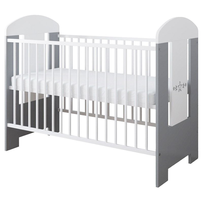 Patut MDF Nichiduta Ptilou Gray Stars, 3 nivele - imagine 3
