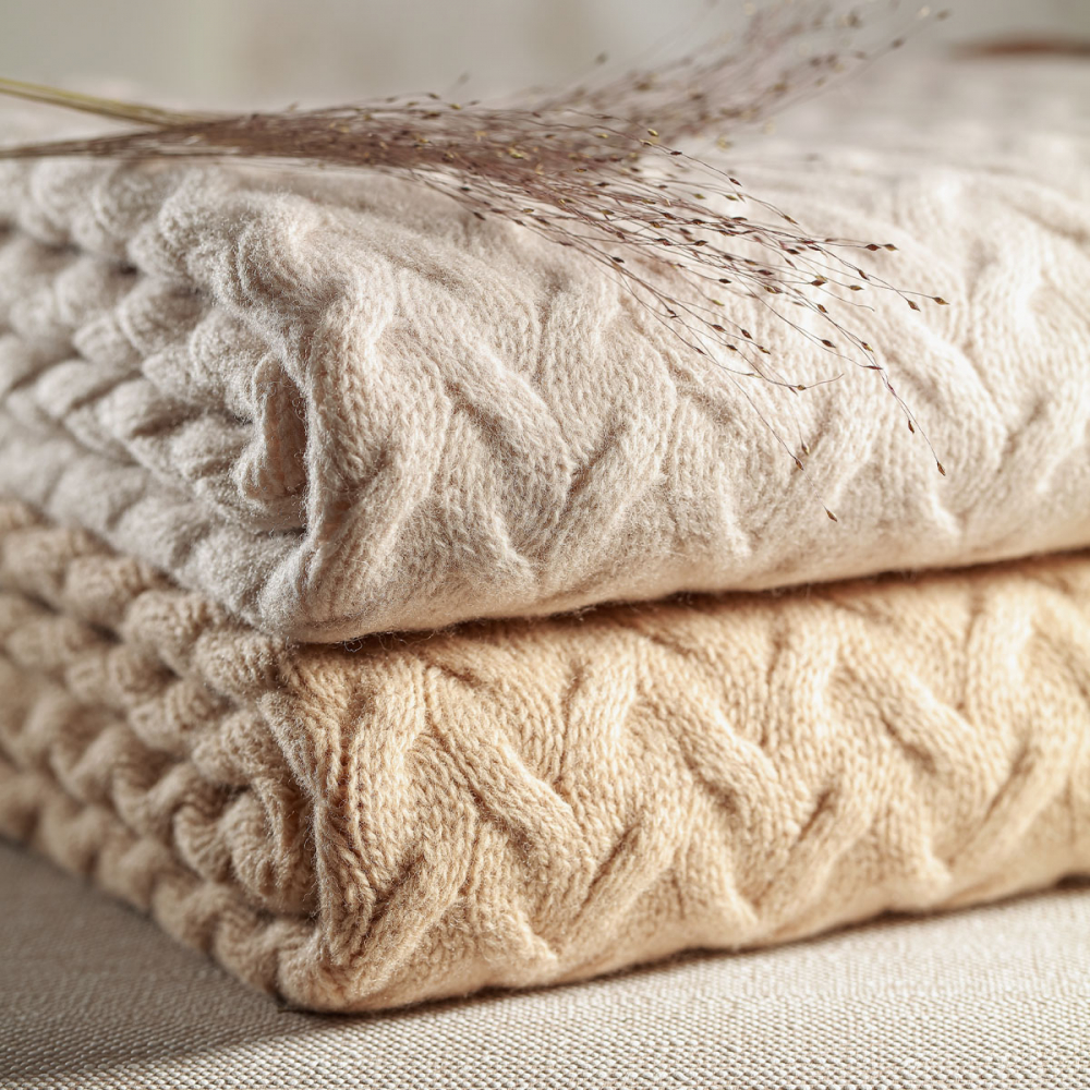 Paturica Babyono Merinos Bej | Confort Premium - imagine 5