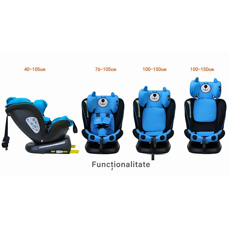 Scaun Auto Buf Boof Tweety Plus i-Size 360° Rotativ