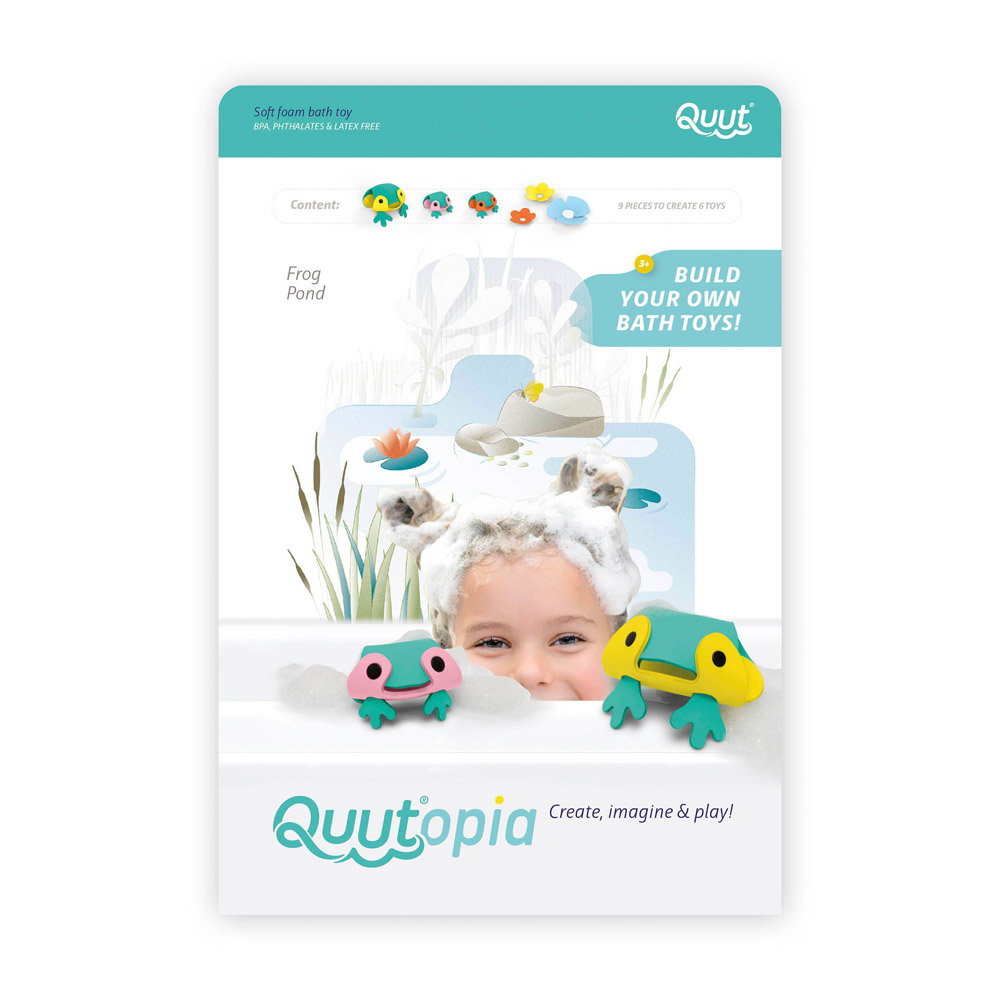 Set Jucării de Baie Creativ Quut Toys - imagine 6