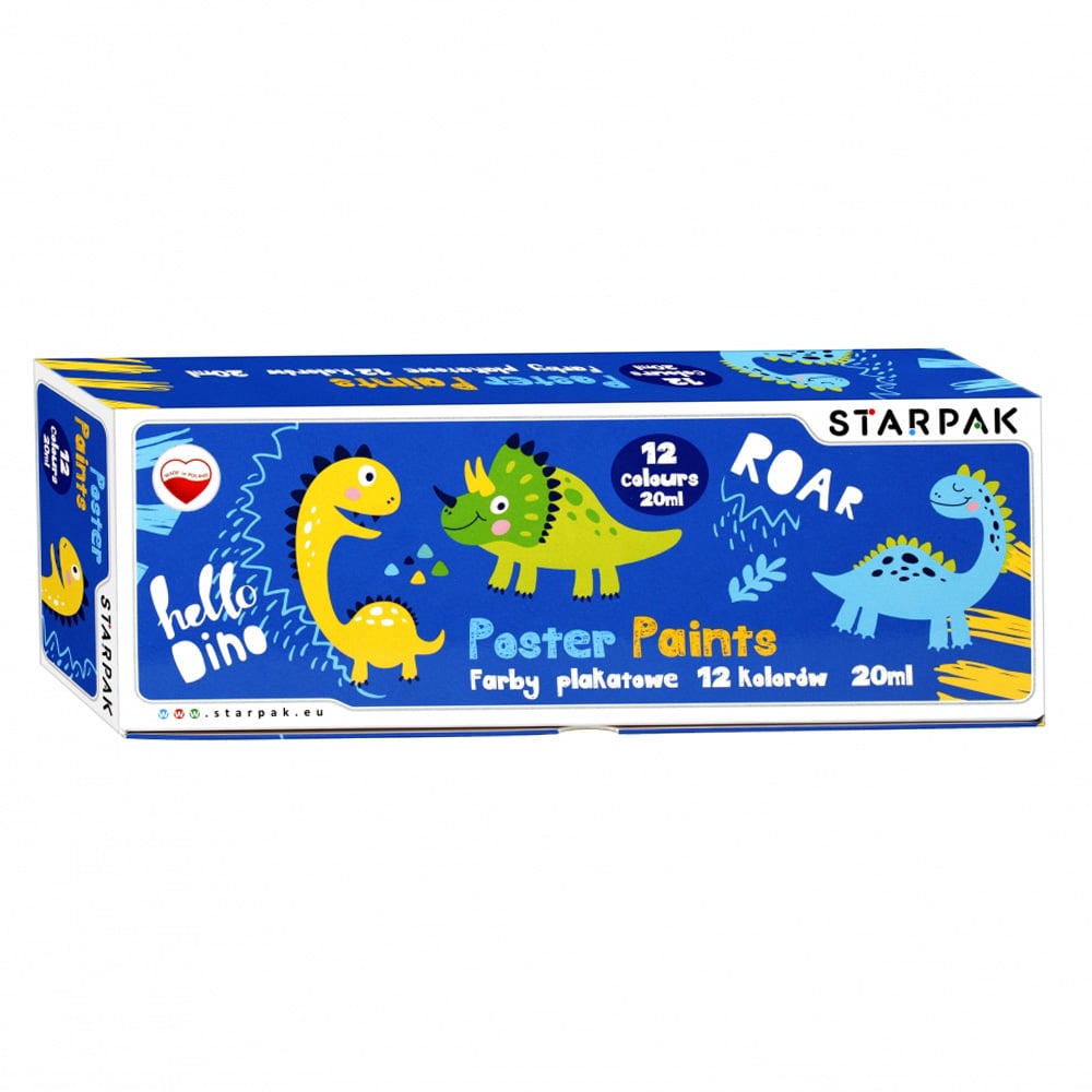 Acuarele Starpak Dino 12 culori
