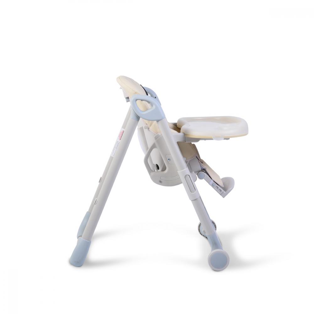 Scaun de masa Cangaroo I Eat Beige Leather - imagine 10