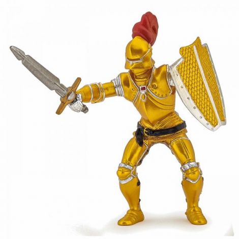 Papo Cavaler Armura Aurie | Figurină Mediu - imagine 2