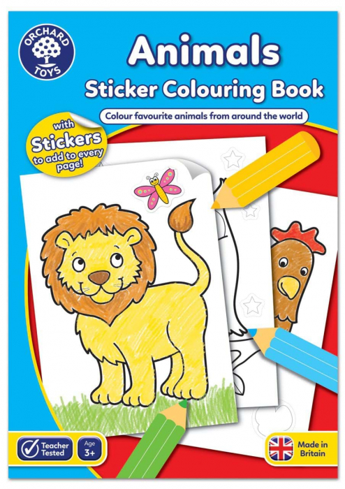 Carte de colorat Animals Orchard Toys