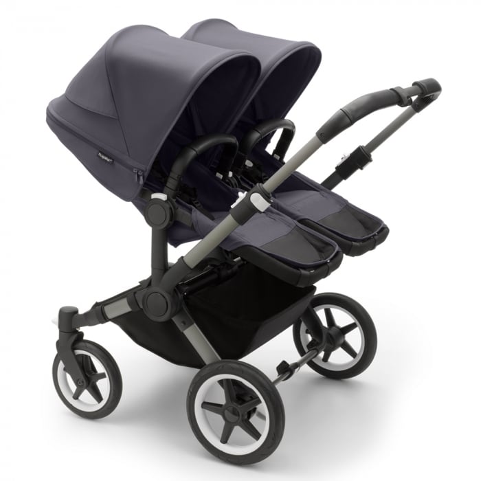 Bugaboo Donkey 5 Twin Graphite Stormy Blue - Carucior Dublu Modular