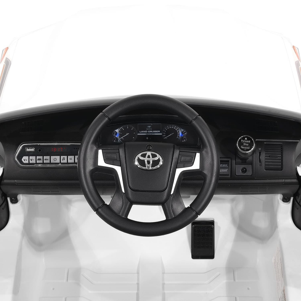 Toyota Land Cruiser Electrică Negru, 2.4 GHz, Roți EVA - imagine 6