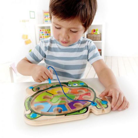 Hape Labirint Magnetic Broască - Dezvoltă Dexteritatea - imagine 3