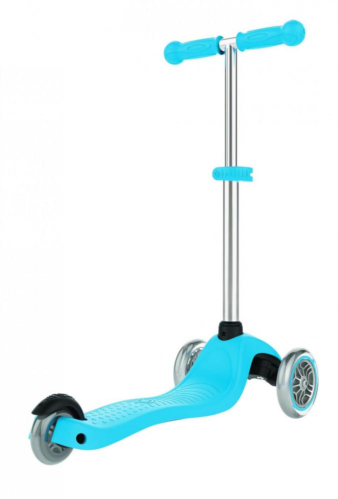 Trotineta Globber Primo Sky Blue LED 3 Roti - imagine 2