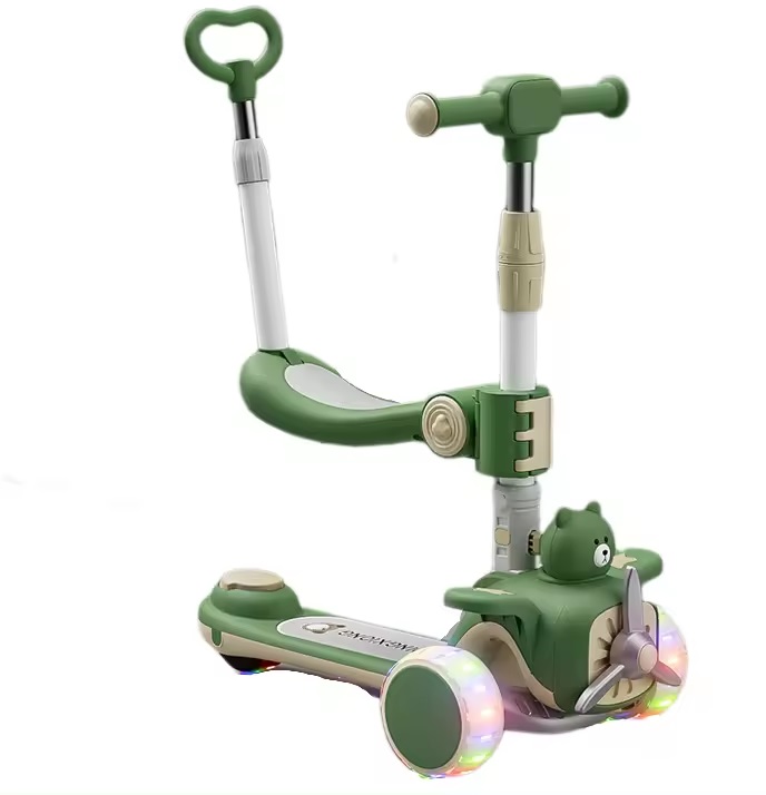 Trotineta 3 in 1 Nichiduta, Pliabila cu Muzica si Lumini LED - imagine 8