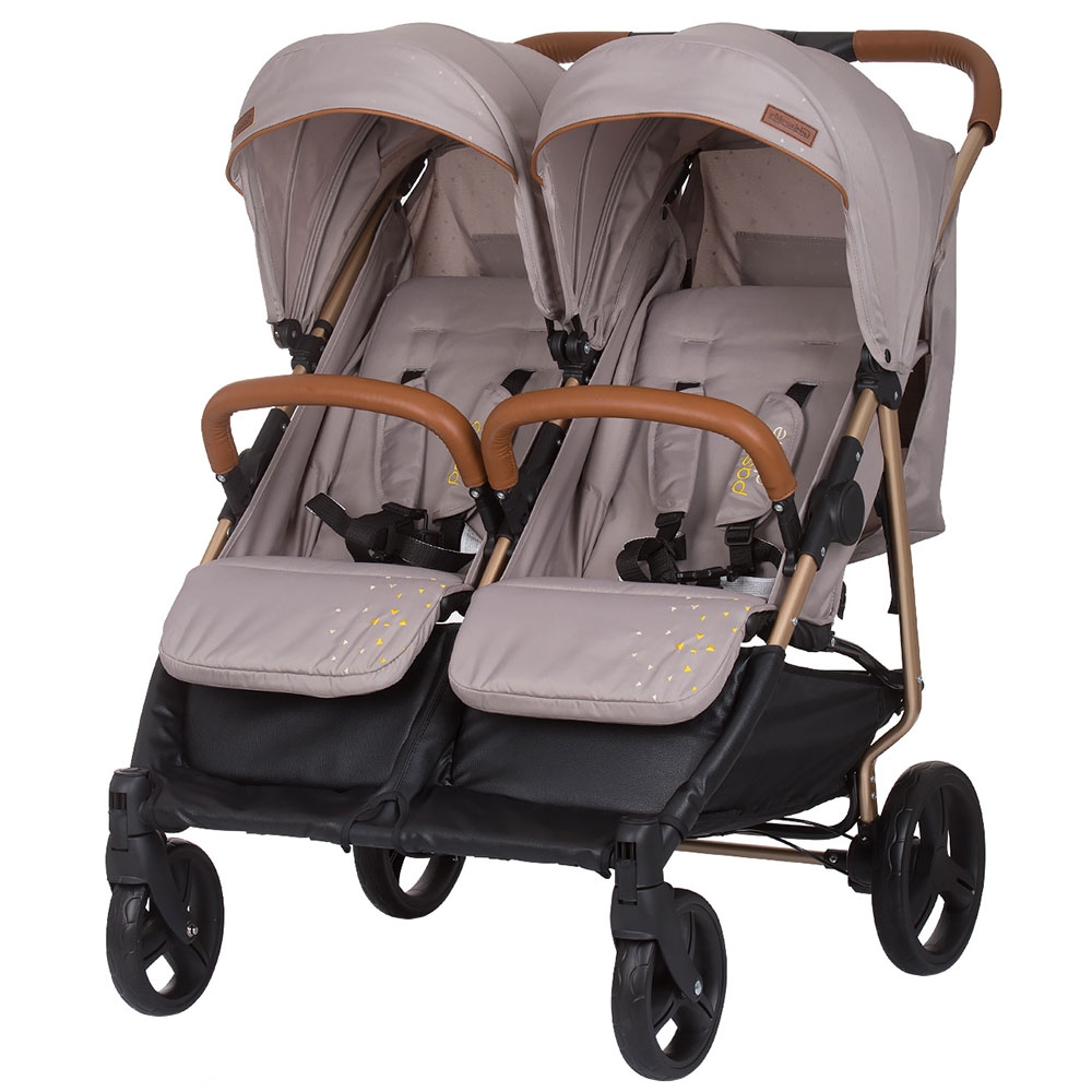 Carucior Gemeni Chipolino Passo Doble, Cadrusor Aluminiu - imagine 6
