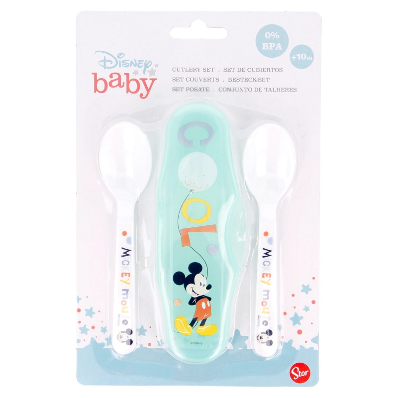 Set 2 linguri Disney Mickey + cutie transport | Stor - imagine 5