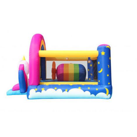 Spațiu de joacă gonflabil HappyHop Fantasy Unicorn - imagine 8
