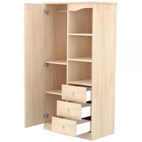 Dulap Timba Eva 1U 3S - Spatiu Optim Copii - imagine 3
