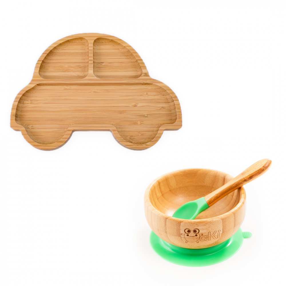 Set Diversificare Bambus Oaki Verde - Vastron și Farfurie - imagine 7