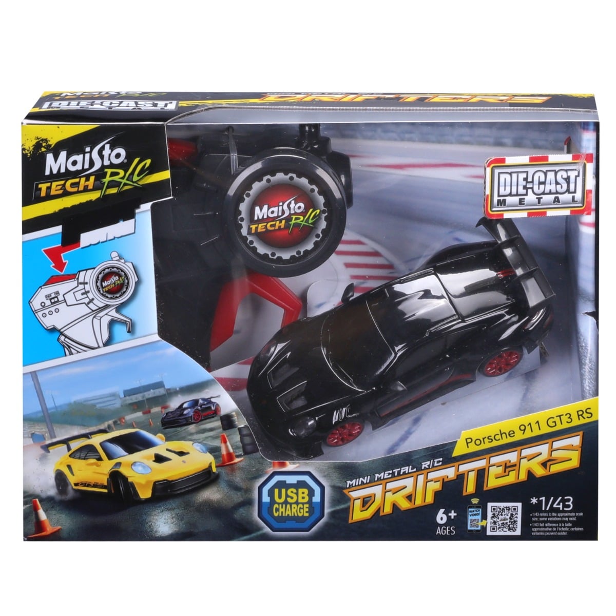 Maisto Porsche 911 GT3 RS RC 1:43 Negru