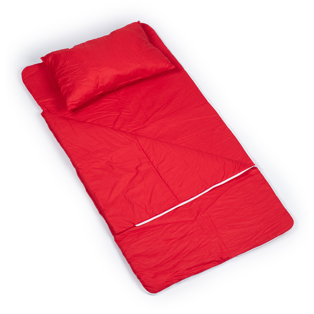 Nativo Sac Dormit Bumbac Copii 140x75cm Rosu - imagine 3