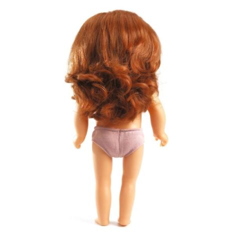Papusa Sophie Djeco | 32 cm cu Par Roscat - imagine 5