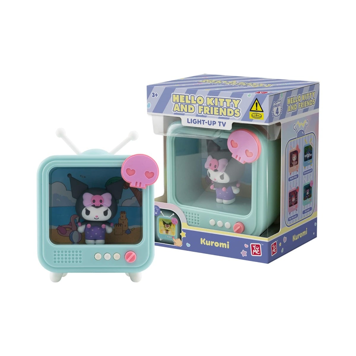 Lampă Yume Kuromi Hello Kitty TV Decorativă