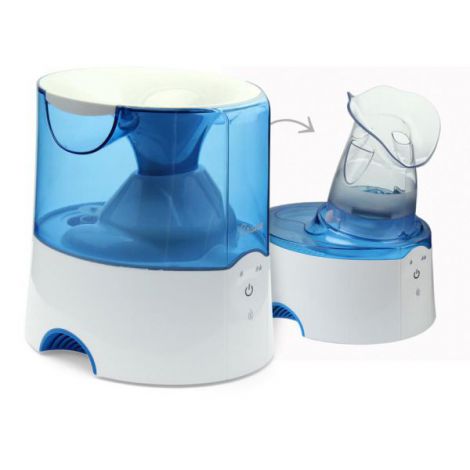 Umidificator Crane 2 in 1 cu Inhalator, Abur Cald
