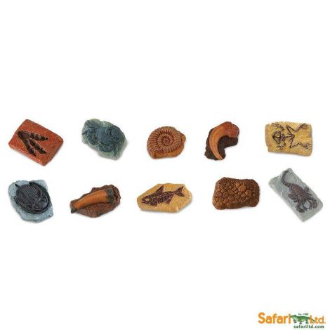 Tub Fosile Antice Safari Ltd - Set 10 Figurine - imagine 2