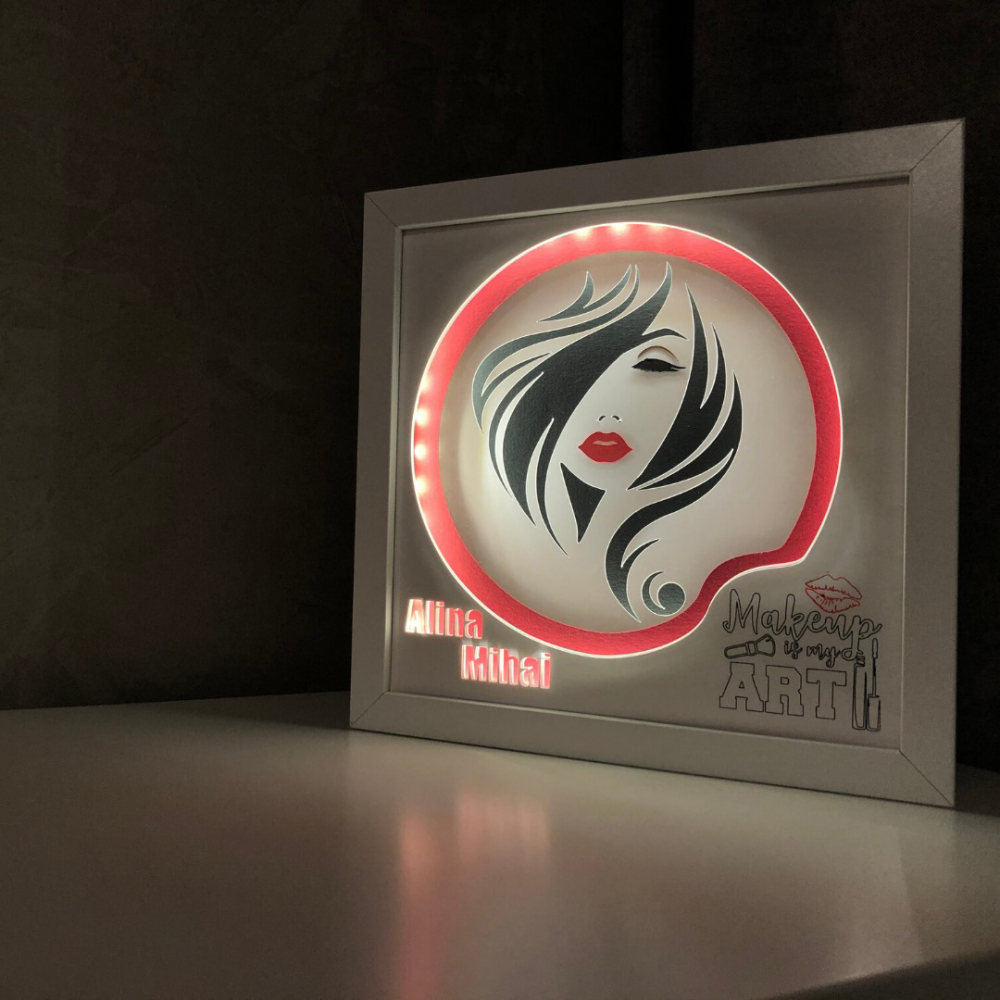Tablou Luminos Logo 010 Noorhandmadeatelier | Decor & Veghe