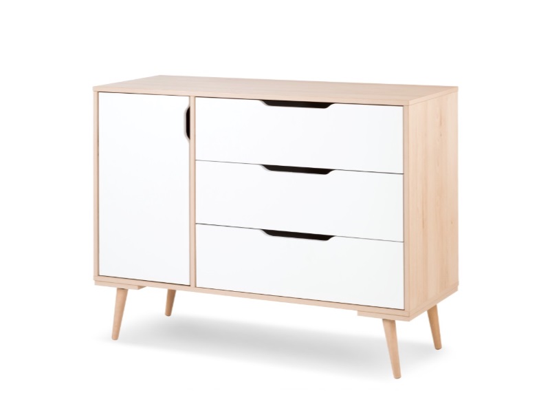 Set Mobilier Copii Klups Sofie Alb Natur - imagine 7
