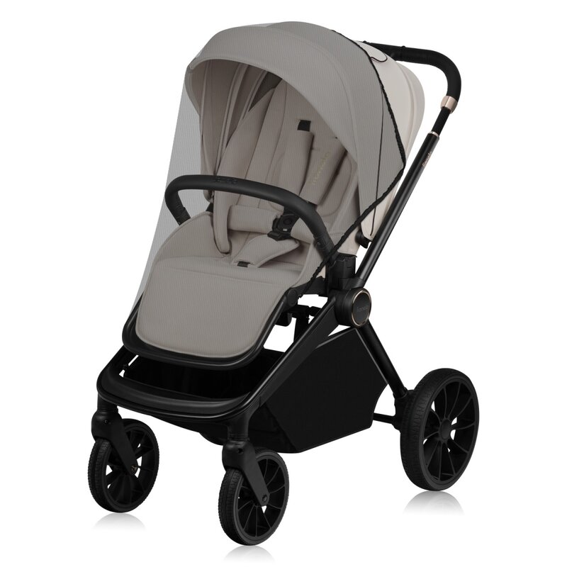 Carucior 2in1 Lionelo Mika Plus | Premium Bej - imagine 3