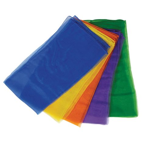 Set 6 Esarfe Colorate Goki - Dans Gimnastica - imagine 3