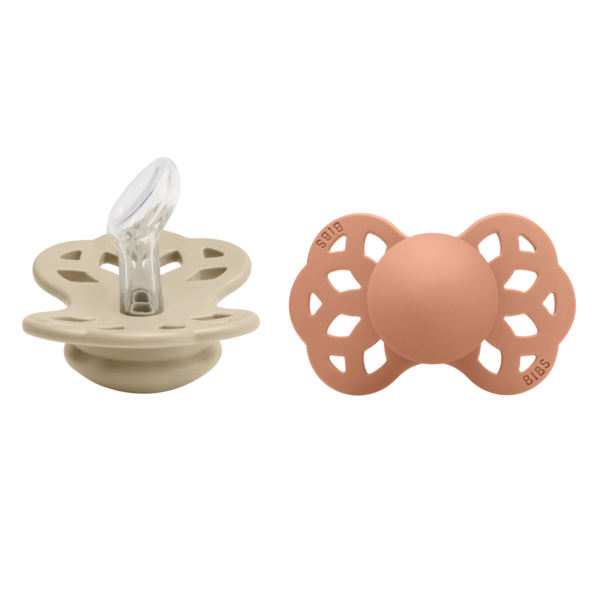 Set 2 Suzete Bibs Infinity Silicon 0+ - imagine 4