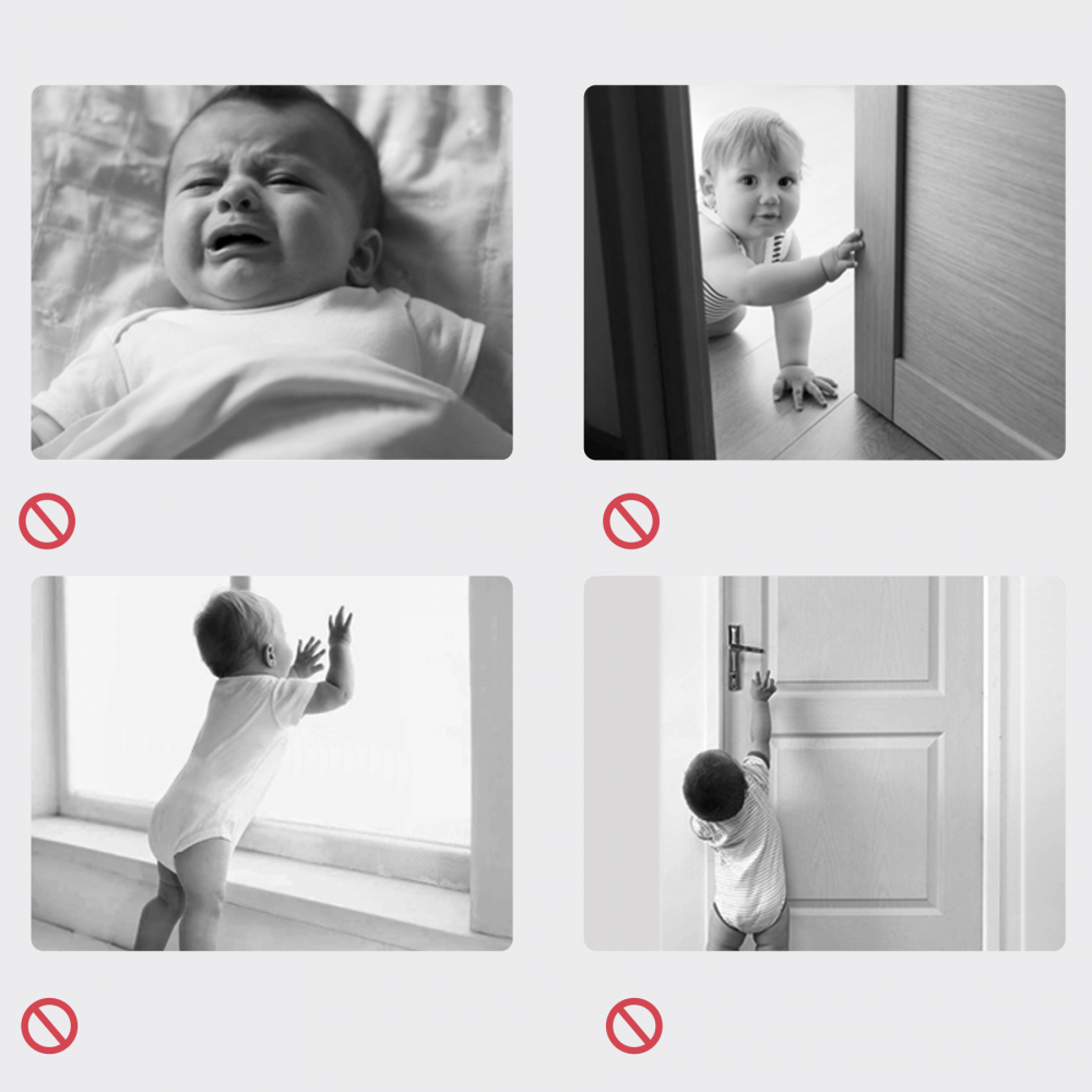 Opritor Ușă Rotativ Sipo Baby Safety, 2 Bucăți - imagine 7