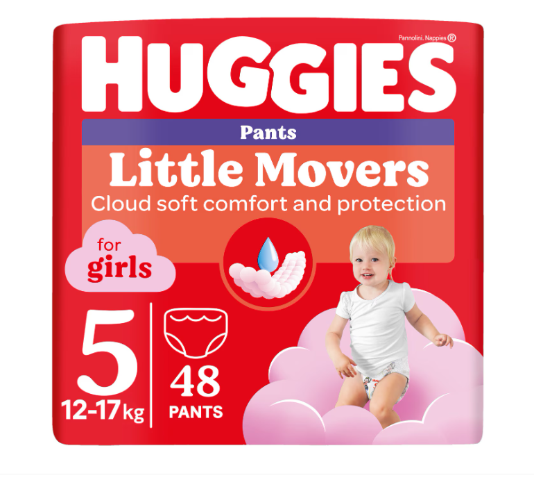 Scutece Huggies Pants Girl 5, 12-17kg, 48buc - imagine 3