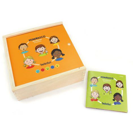 Joc educativ Beleduc Humanico Emotii, Lemn