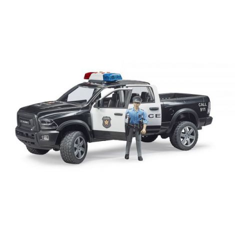 Bruder Camion Politie RAM 2500 - Jucarie 4x4 - imagine 3