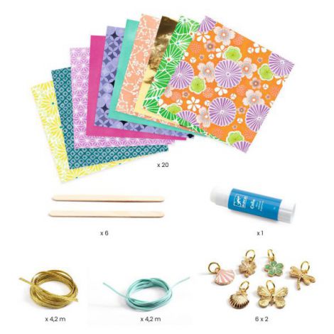 Kit Djeco: Brățări DIY din Mărgele de Hârtie - imagine 2