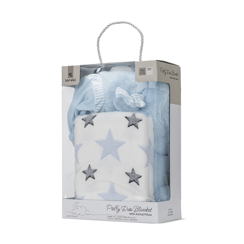 Lorelli Set Paturică+Pernuță Ursuleț Bebe 0 luni+ - imagine 4