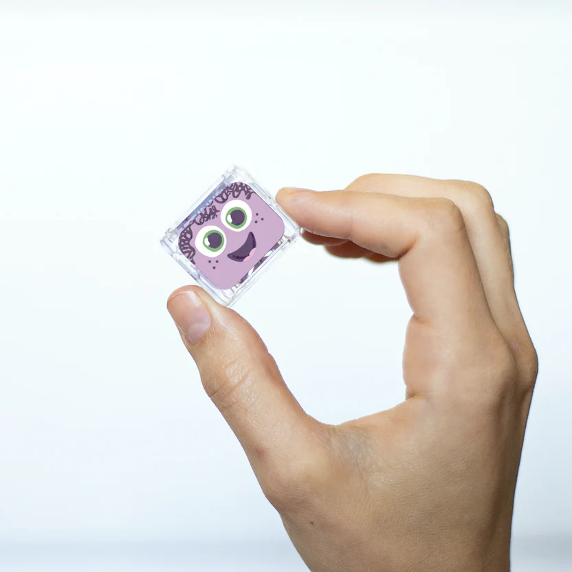 Jucărie Baie Luminoasă Lumi Glo Cube Mov | Glo Pals - imagine 3