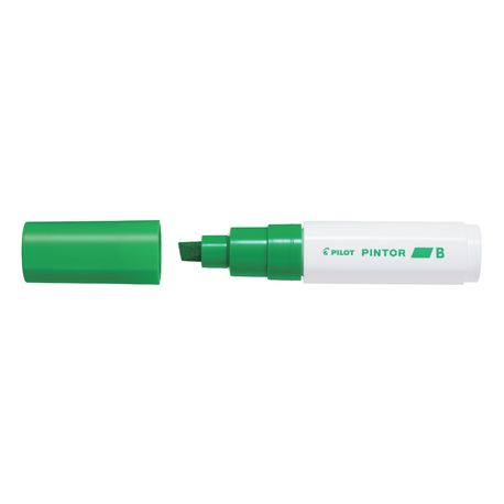 Marker Pilot Pintor, vârf teșit 8mm, verde deschis