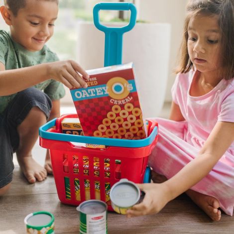 Cos Cumparaturi Melissa & Doug cu Accesorii - imagine 4