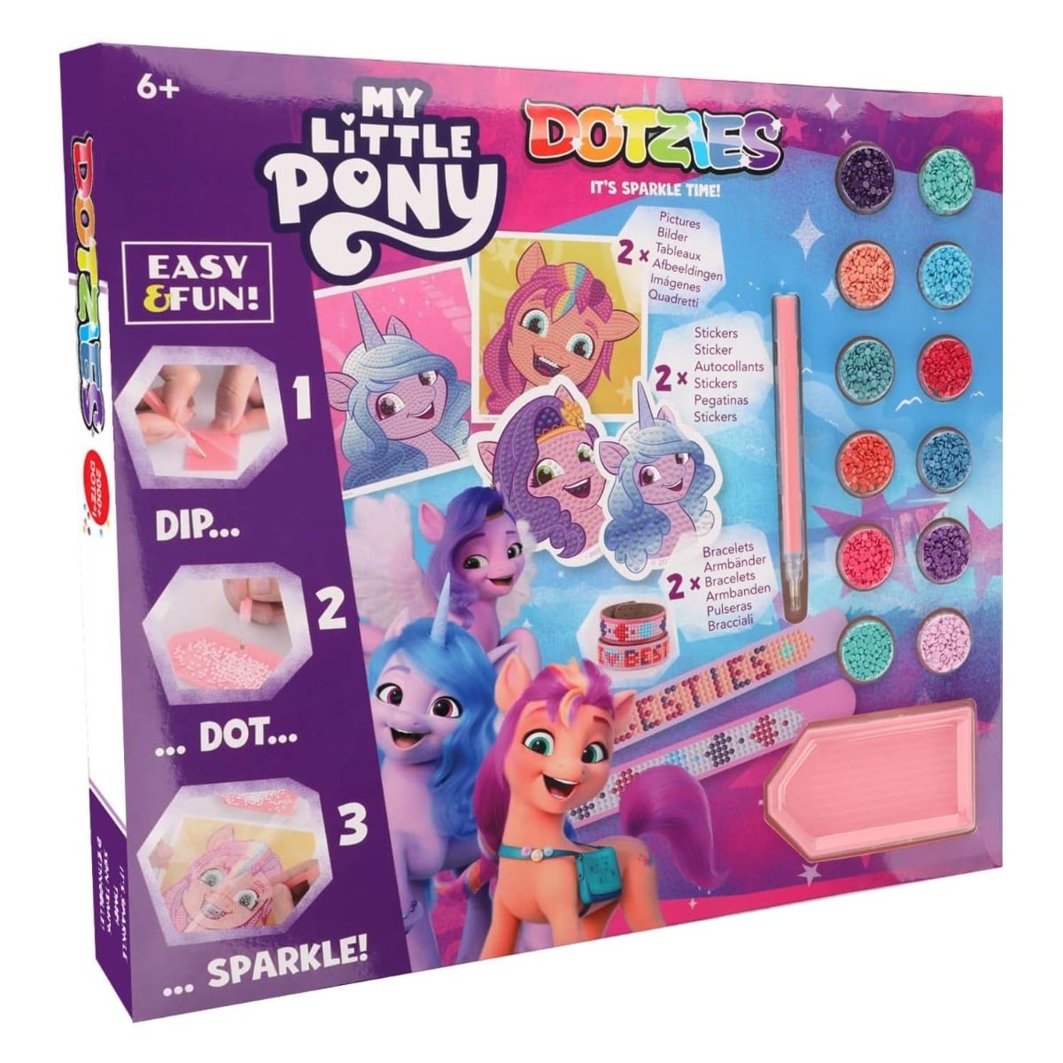 Set 6 în 1 Diamond Dotz My Little Pony
